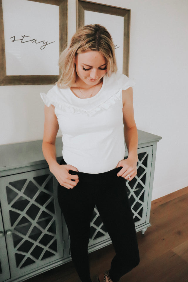 Sophia Ruffle T-shirt- multiple colors!