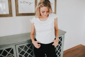 Sophia Ruffle T-shirt- multiple colors!