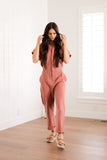 Striped jumpsuit