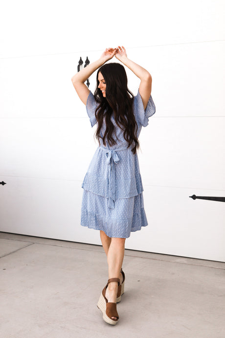 Blue skies dress