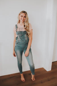 Light Denim Overalls
