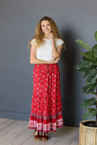 Leo Skirt in Red
