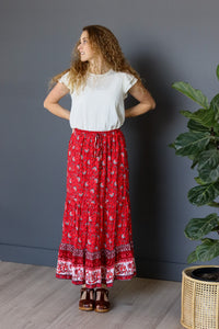Leo Skirt in Red