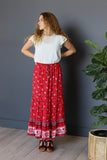 Leo Skirt in Red