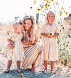 Yellow Striped Dress