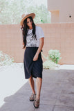 Penny skirt in Navy