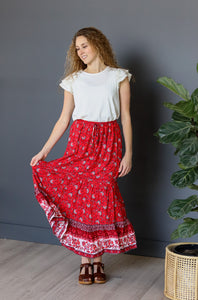 Leo Skirt in Red