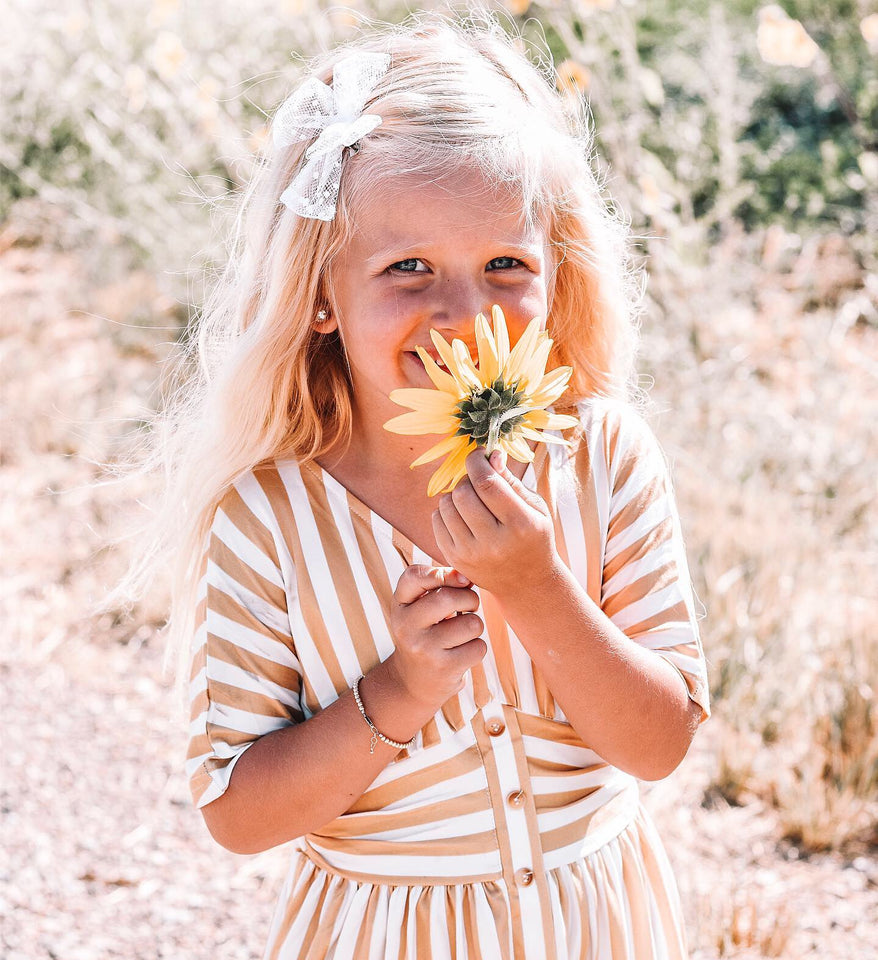 Yellow Striped Dress