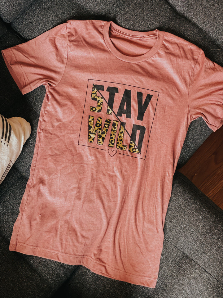 Stay Wild Tee (Small-XLarge)