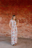 Floral Peasant Maxi Dress