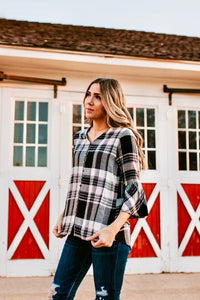 Pretty In Plaid Top