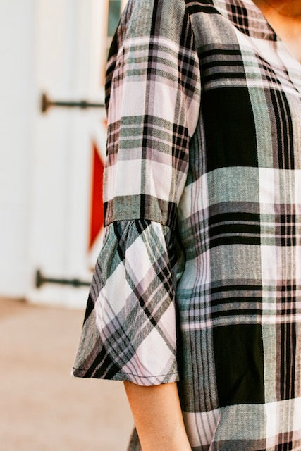Pretty In Plaid Top