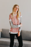 Contrast Knit Sweater- 2 Colors!