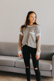 Contrast Knit Sweater- 2 Colors!