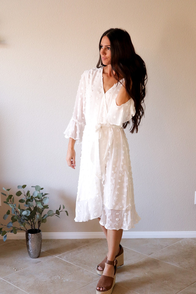 Kristen Dress In Ivory