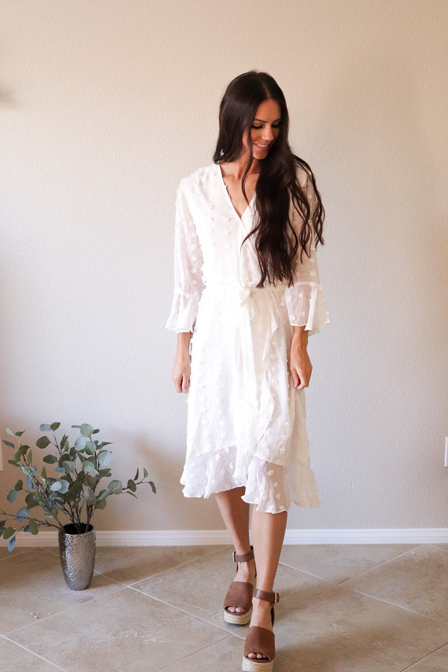 Kristen Dress In Ivory