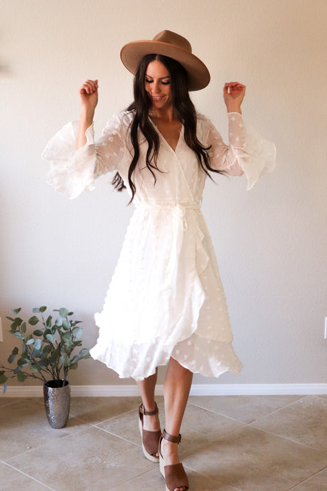 Kristen Dress In Ivory