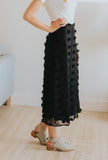 Swiss Dot Midi Skirt
