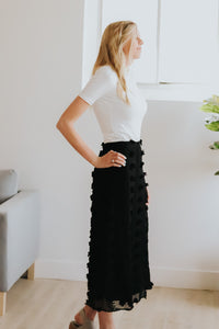 Swiss Dot Midi Skirt