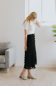 Swiss Dot Midi Skirt