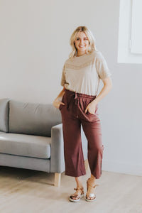 Very Berry Crop Pants