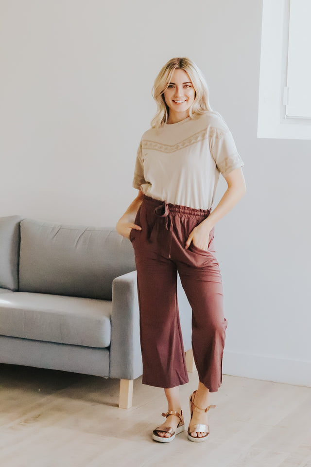 Very Berry Crop Pants
