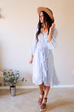 Kristen Dress in Dusty Blue