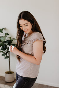 Sophia Ruffle T-shirt- multiple colors!