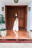 Button Down Ruffle Dress