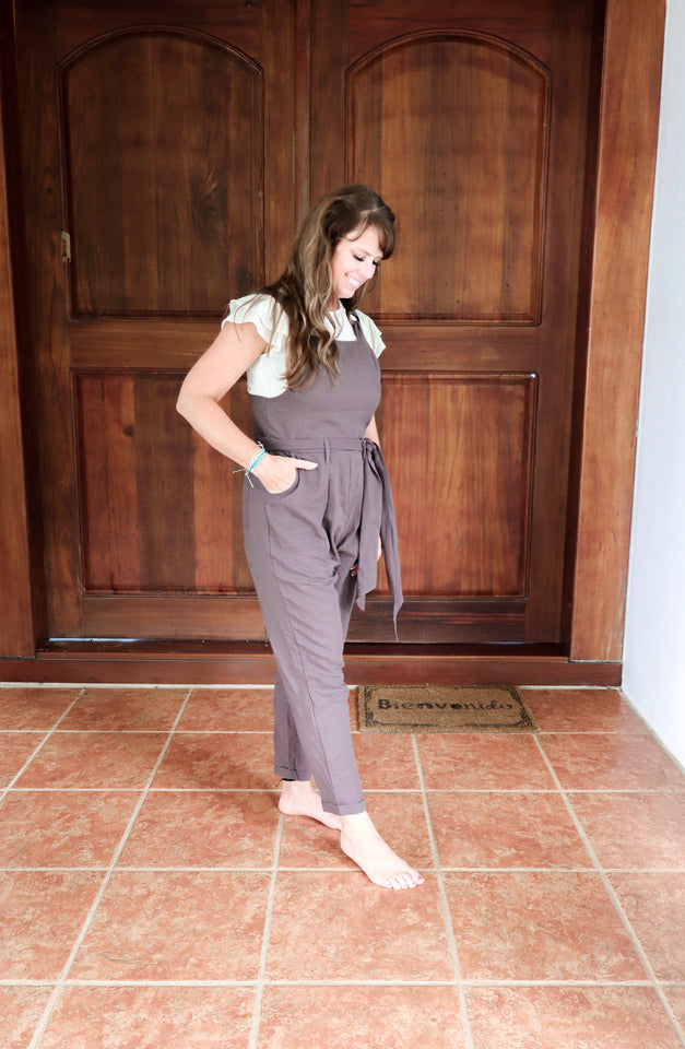 Tie-Belt Overall