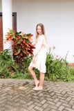Button Down Ruffle Dress