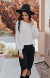 Eyelet Top- Two Colors!