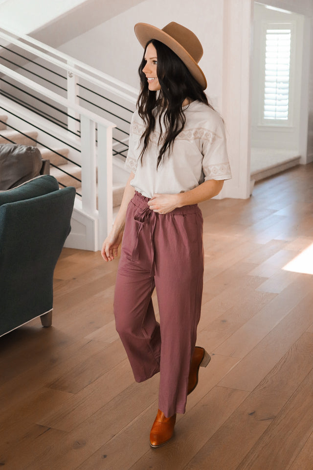 Very Berry Crop Pants