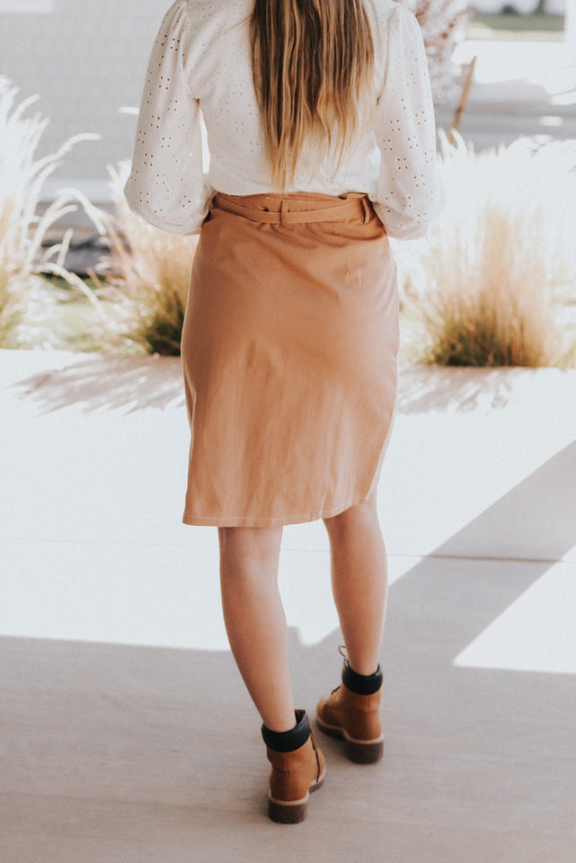 Debby skirt in Camel