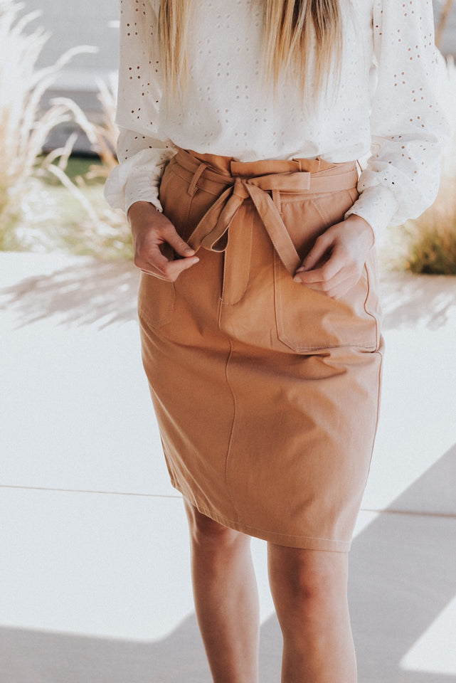 Debby skirt in Camel