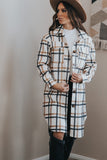 Plaid long shacket  (2 colors) + extended sizing available!