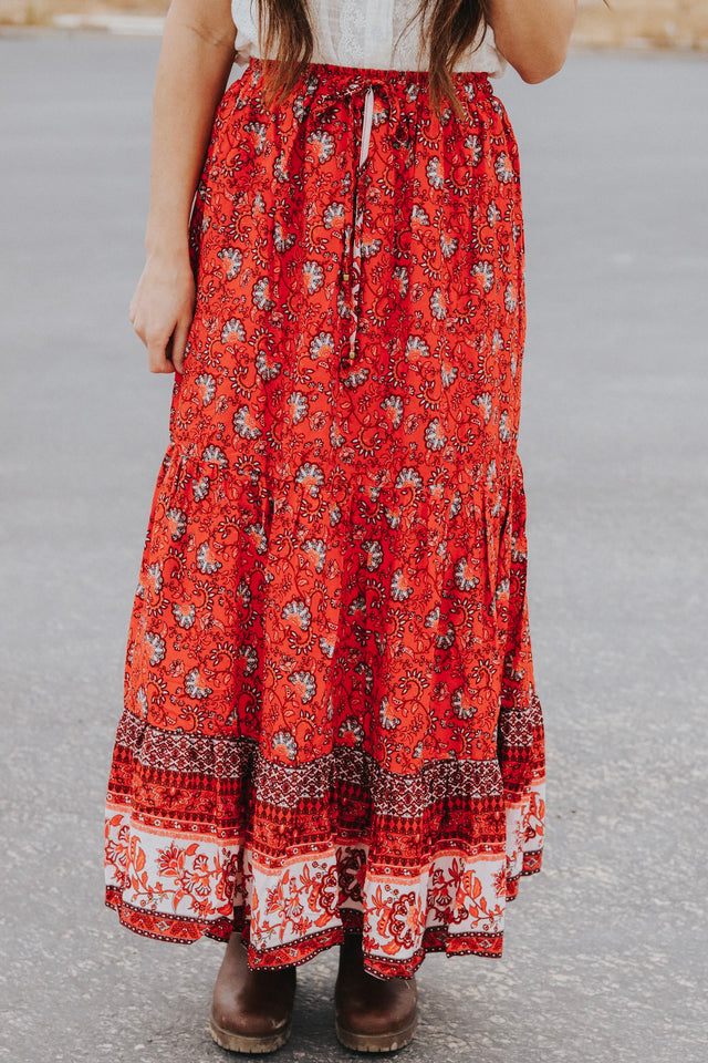 Leo Skirt in Red