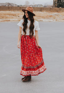 Leo Skirt in Red