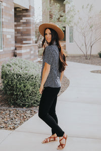 Quincy Top in Navy