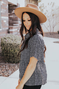 Quincy Top in Navy