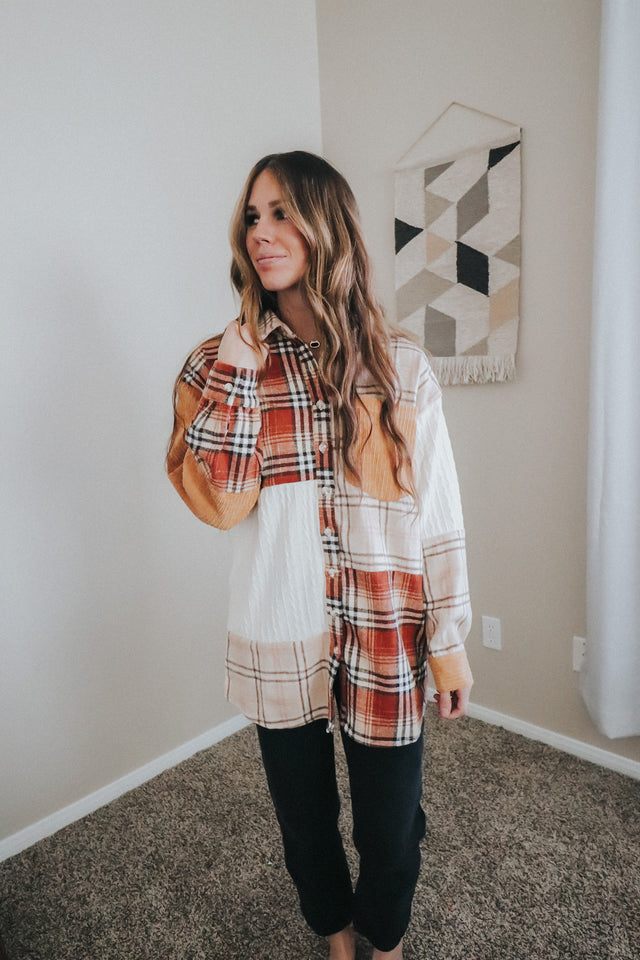 Patchwork Shacket