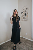 Easy going dress in black