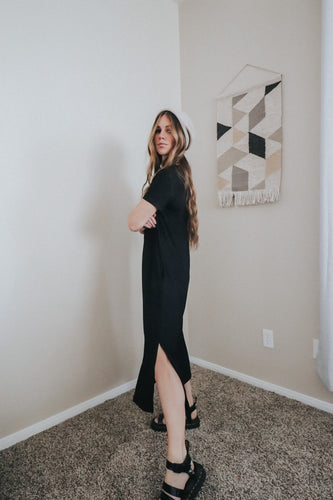 Easy going dress in black