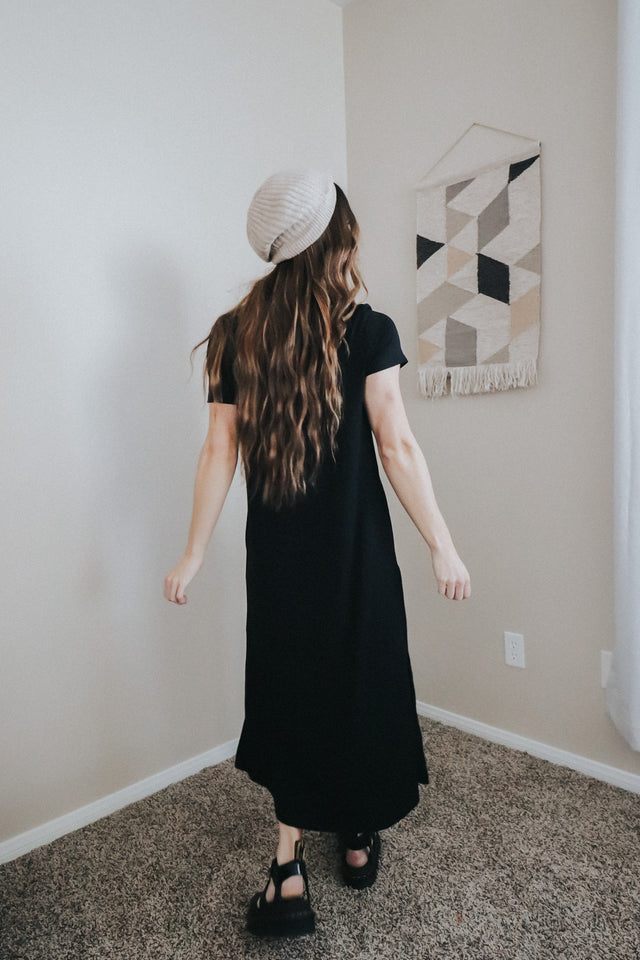 Easy going dress in black