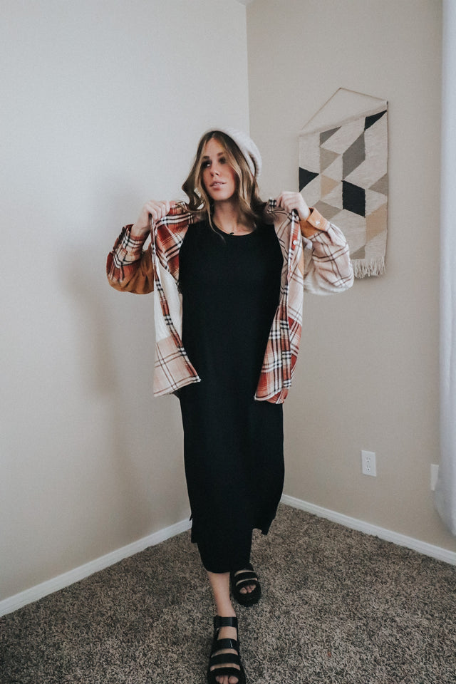 Easy going dress in black