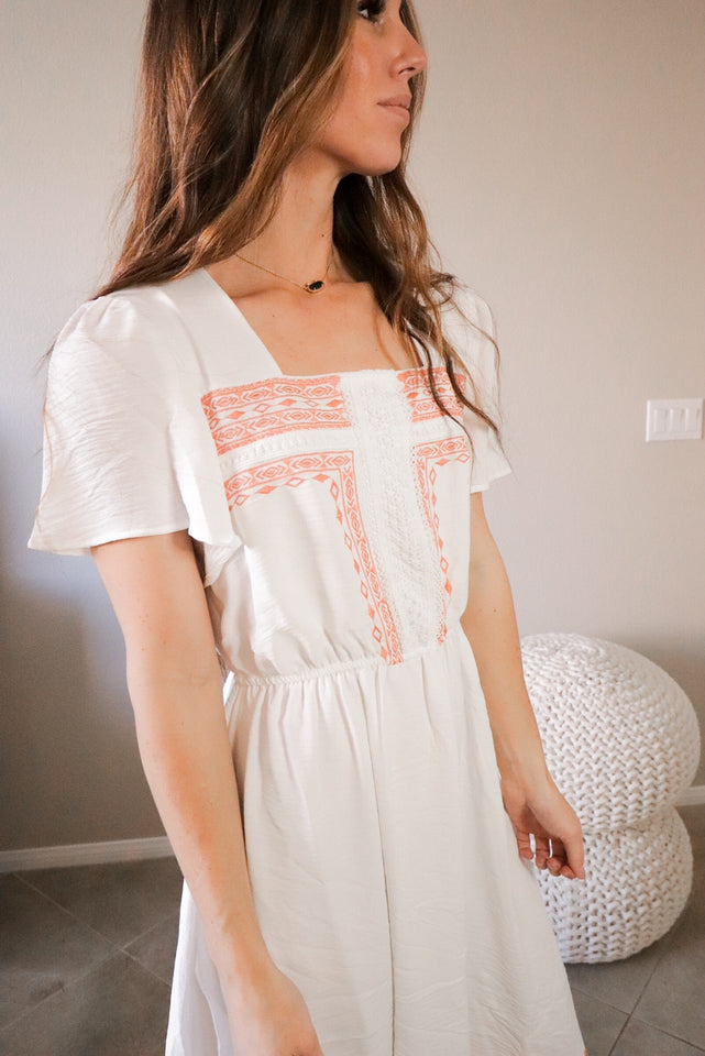 Peyton Dress in White
