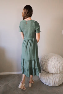 Jade Smocked Dress