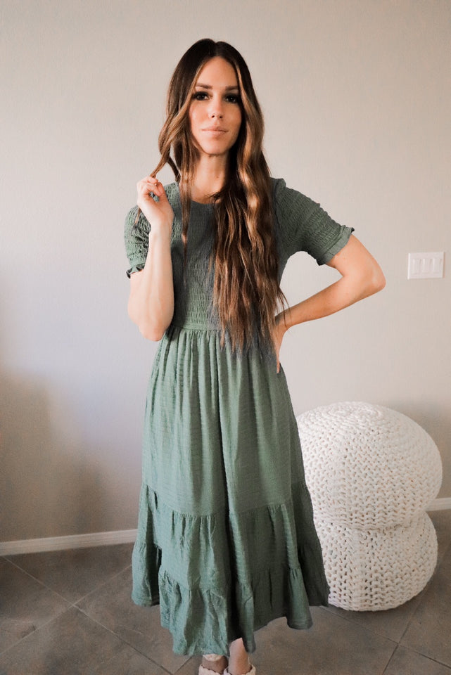 Jade Smocked Dress