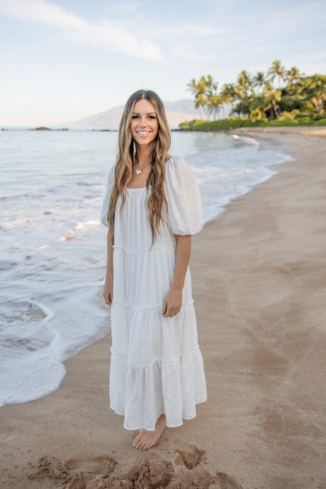 Rosalie Dress in White
