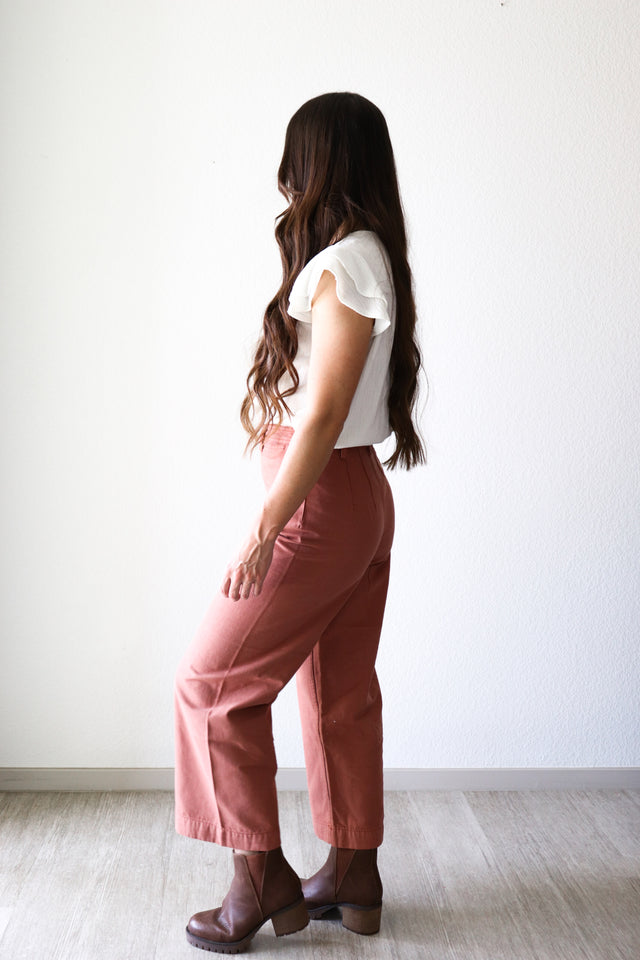 FINAL SALE Sierra Pants in Rust